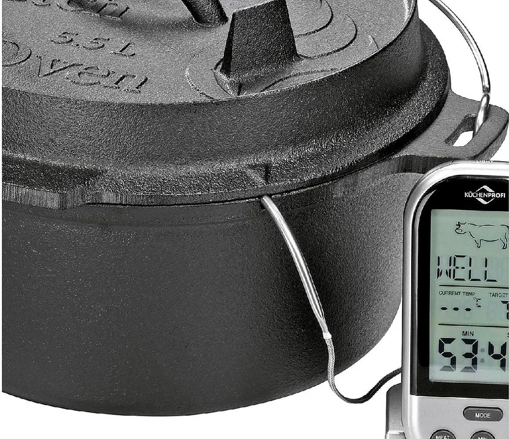 Küchenprofi Dutch Oven 5,5 L, 30 Cm BBQ 306501030 – Bild 4