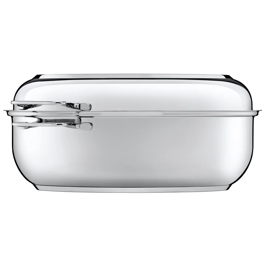 Silit Bräter, Oval, 38x26x12,2 Cm, 8,5 L, Induktionsdeckel, Edelstahl Induktion, Backofenfest – Bild 2