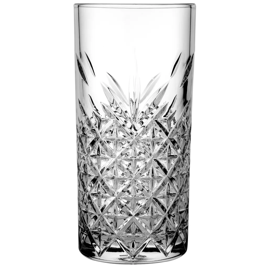 Pasabahce Timeless 520205 Longdrink Glas Wassergläser Kristall Design 4´er Set Transparent 365 Ml – Bild 5