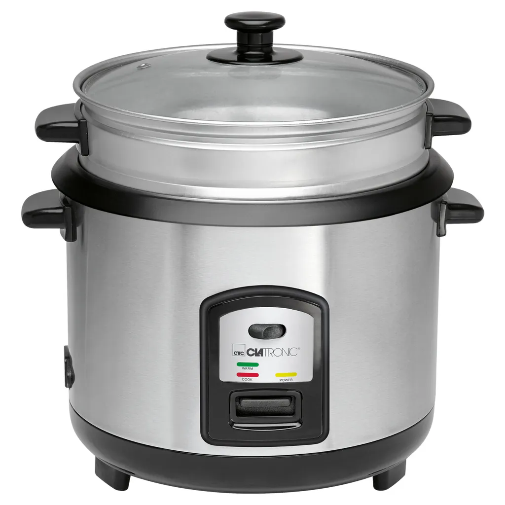 Clatronic Reis-Kocher Multi-Kocher Dampf-Garer 700 W + Löffel RK 3567