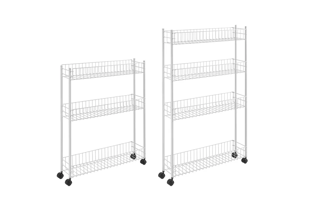 Metaltex Fino Allzweckwagen, 4 Etg. 60x16x95cm 341434 – Bild 4