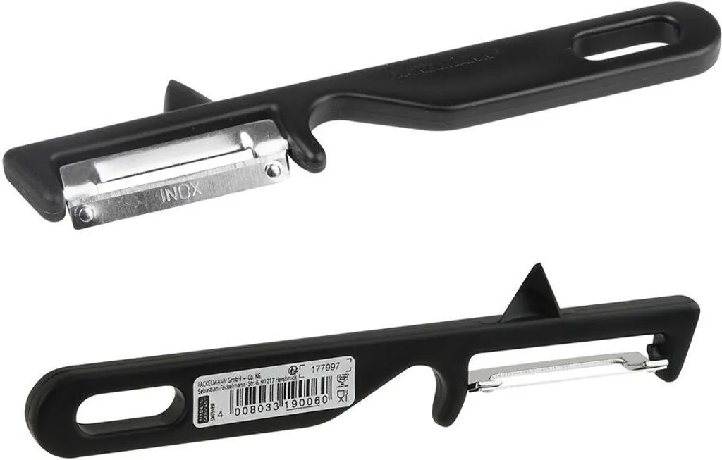 FACKELMANN 19006 Sparschäler | Germany | Edelstahl, Kunststoff | Schwarz – Bild 3