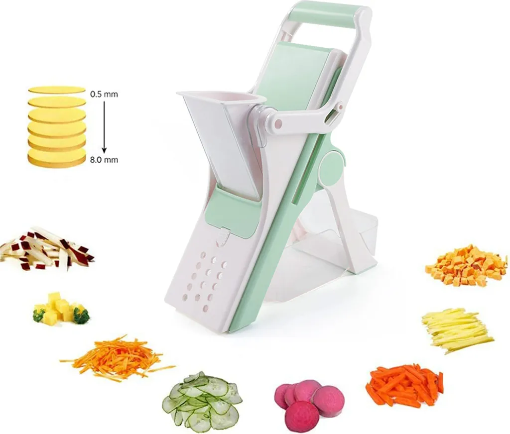 Gemüsehobel, Once For All Verstellbarer Gemüsehobel, Gemüsehobel, Kartoffelhobel, Zwiebelhobel