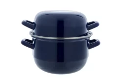 Muscheltopf - Blau - 1,2 Kg - 2,8 L - 18 Cm - Inox