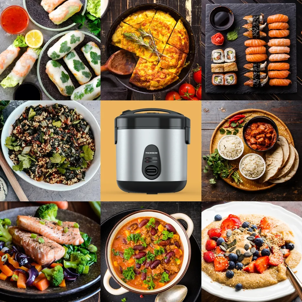 THOMSON THRC918X - Reiskocher - Silber/schwarz – Bild 2