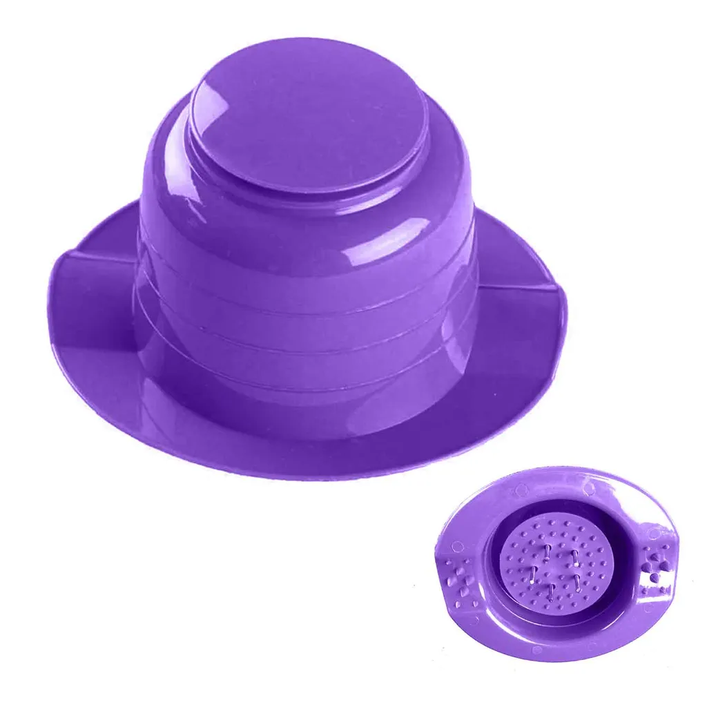 Muxel Gemüse-Hobel (Vierfachhobel) Mega-Set Mit 5 Zusätzlichen Einsätzen In Der Praktischen Multi-Box, Lila – Bild 6